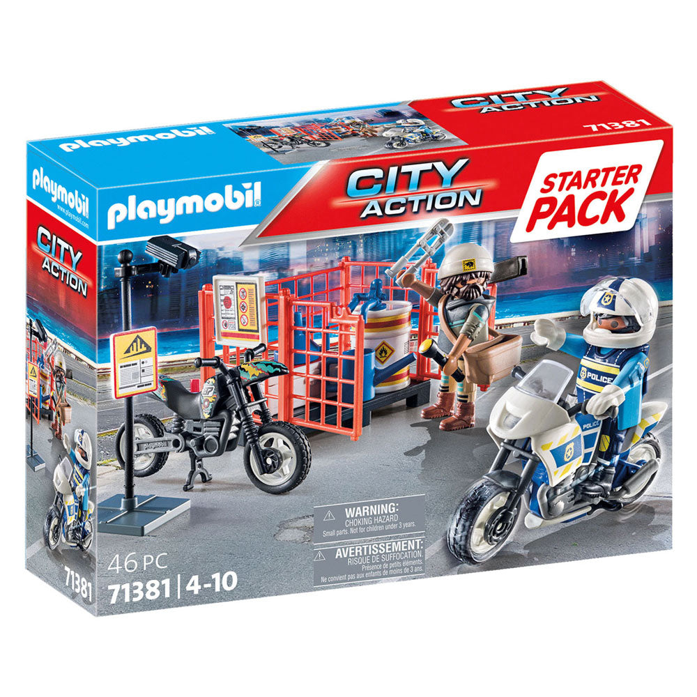 PlayMobil Stad Action Startpack-Police 71381