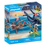 Playmobil Pirates fight against the Giant Ooctopus 71419