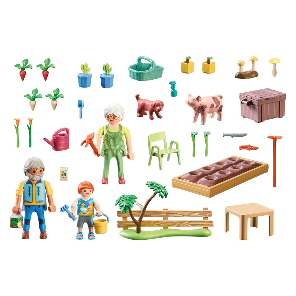 Playmobil Country Idilliaco orto ai nonni 71443