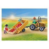 PlayMobil My Life Tractor con remolque y tanque de agua 71442