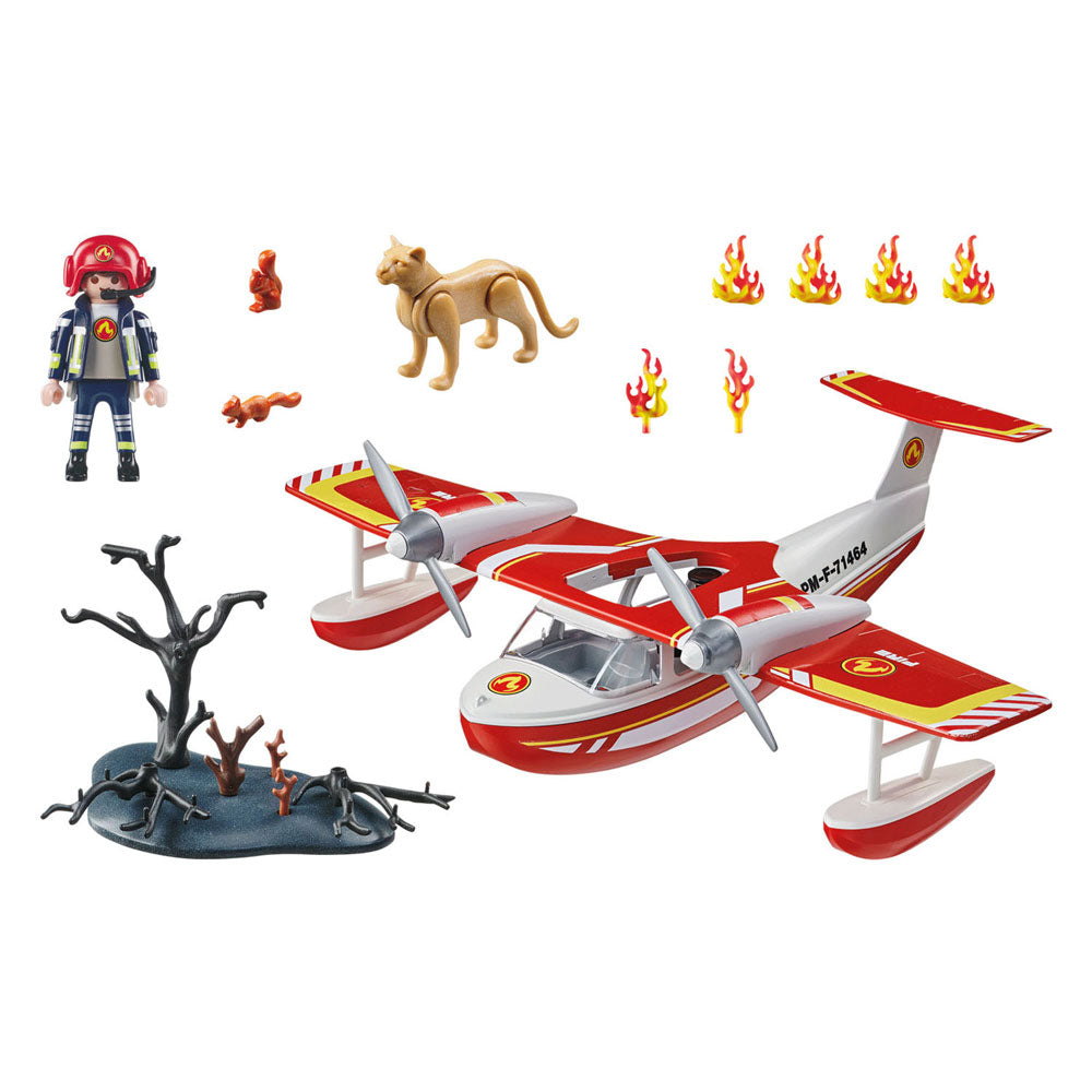 Playmobil Action Heroes Aereo per camino con funzione di estinzione 71463