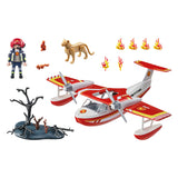 Playmobil Action Heroes Aereo per camino con funzione di estinzione 71463