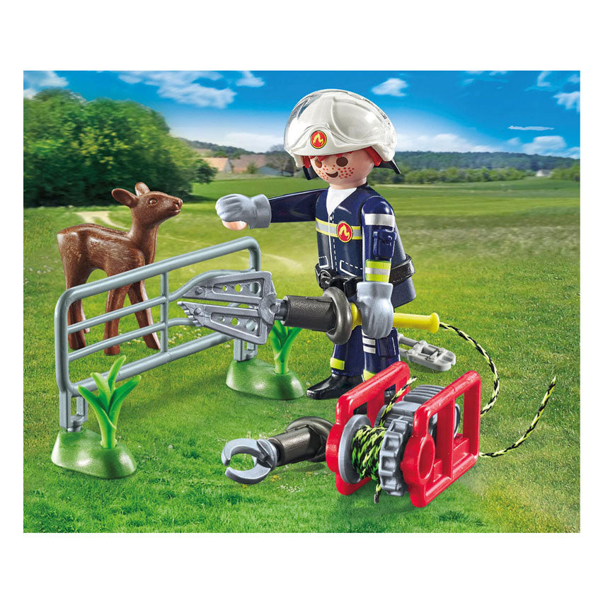 Playmobil action heroes dierenbescherming brandweer 71467