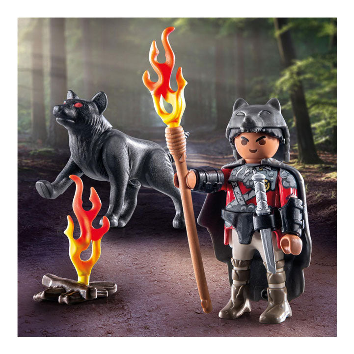 Playmobil Specials Krijger avec Wolf 71482