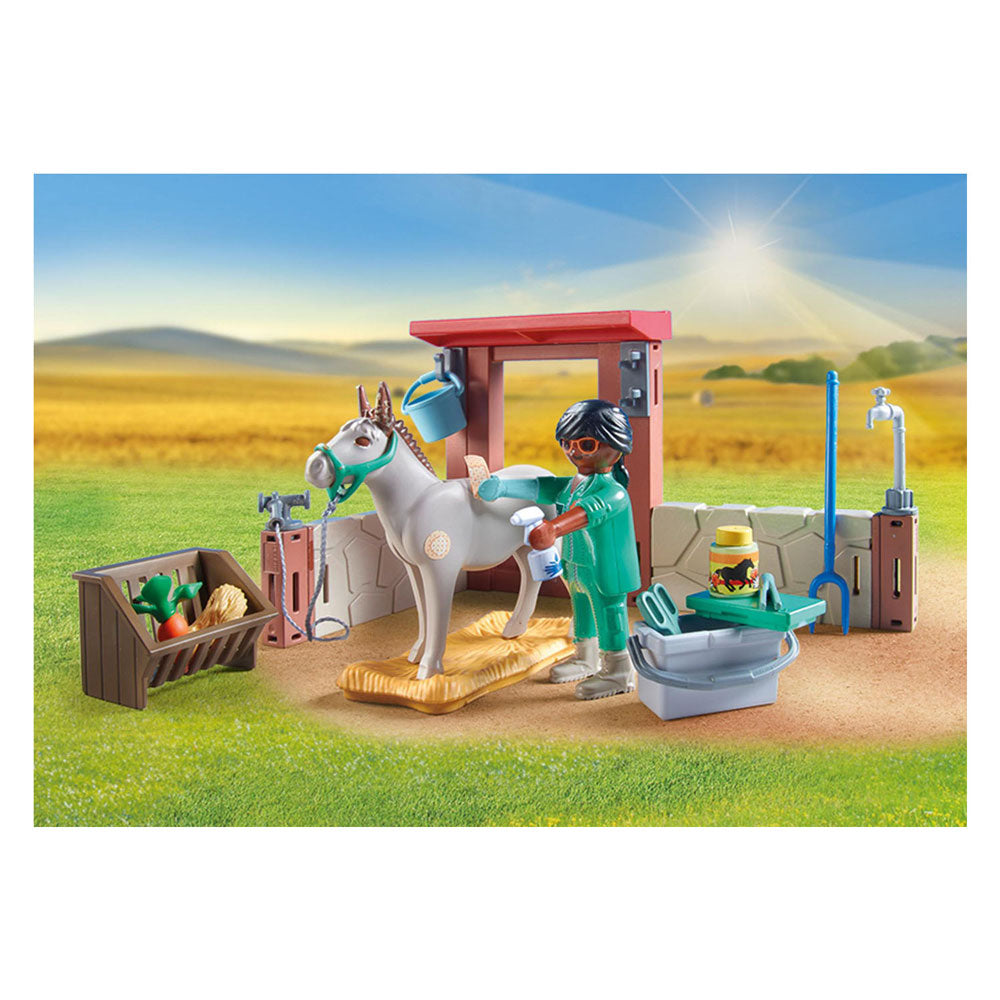 Playmobil Country Farm Vet With the Donkeys 71471