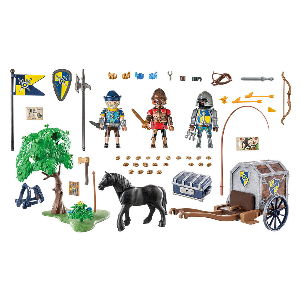 Playmobil Novelmore Robbery on Transport Wagon 71484