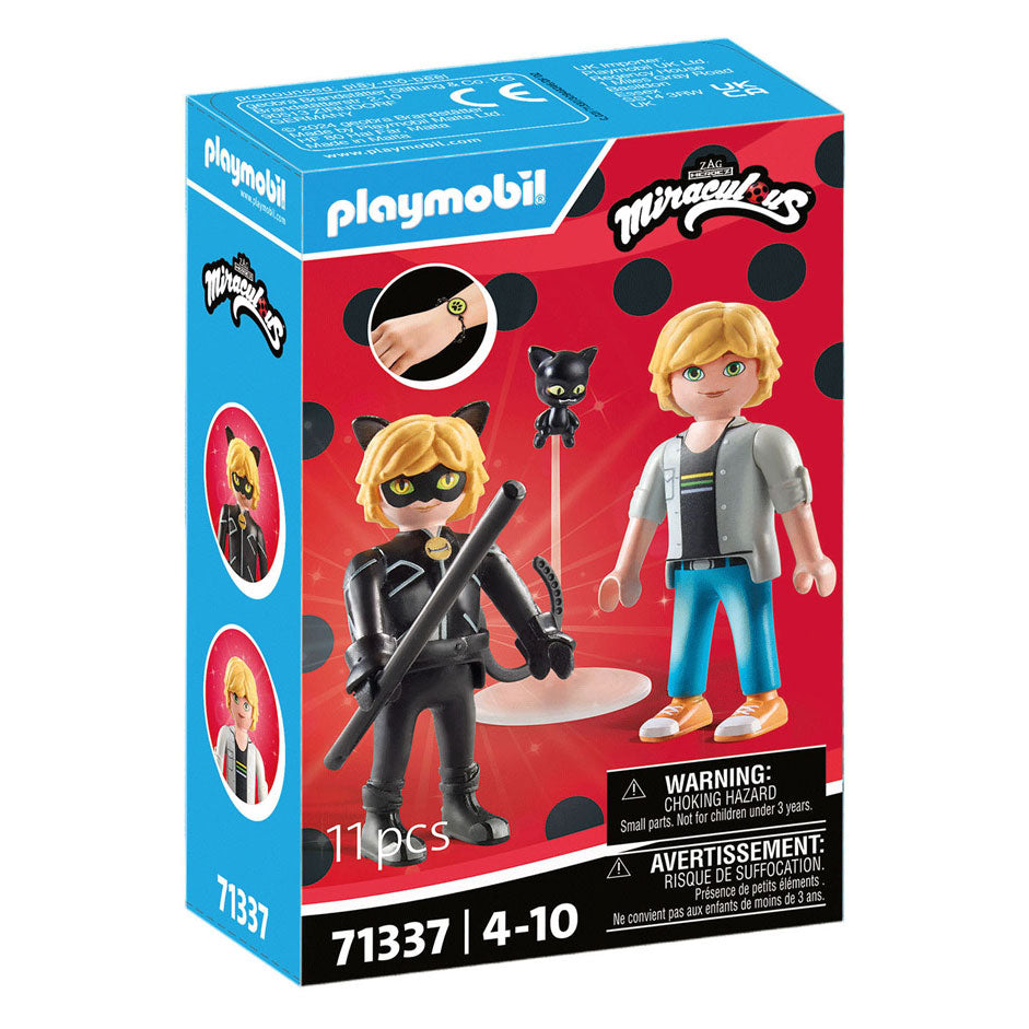 Playmobil miraulous miraculous: adrien cat noir 71337