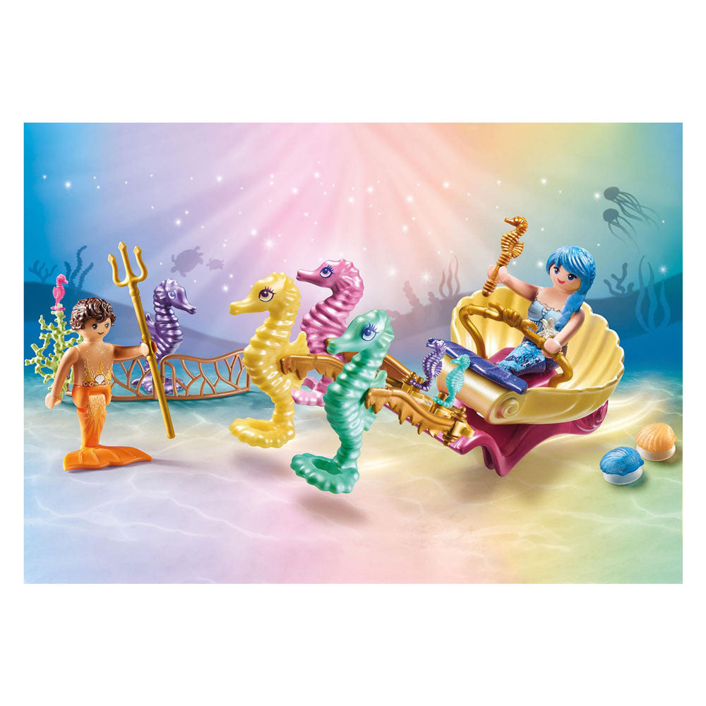 Carrozza per la sirena della sirena della principessa Playmobil