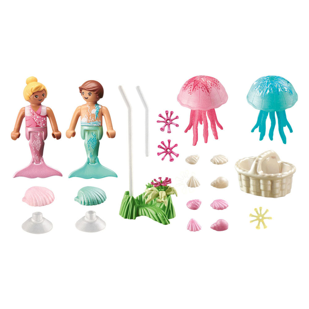 Playmobil princess zeemeerminkinderen met kwallen 71504