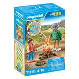 Playmobil my life kampvuur met marshmallows 71513