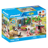 Playmobil MyLife kleine Hühnerfarm im Garten davon