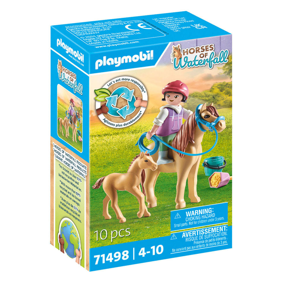 Playmobil Horses or Waterfall Child with pony and foal 71498