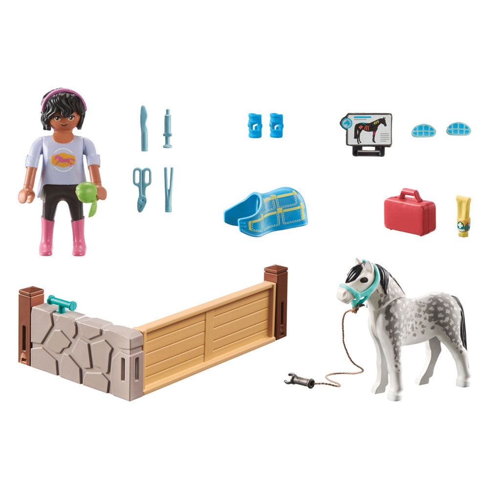 Playmobil hester eller fossehestterapeut 71497