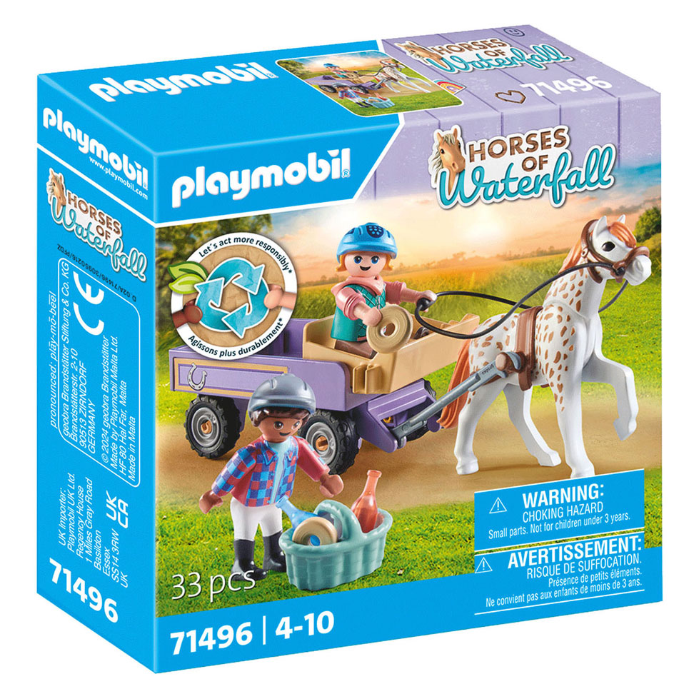 Playmobil heste eller vandfald Pony Cutd 71496