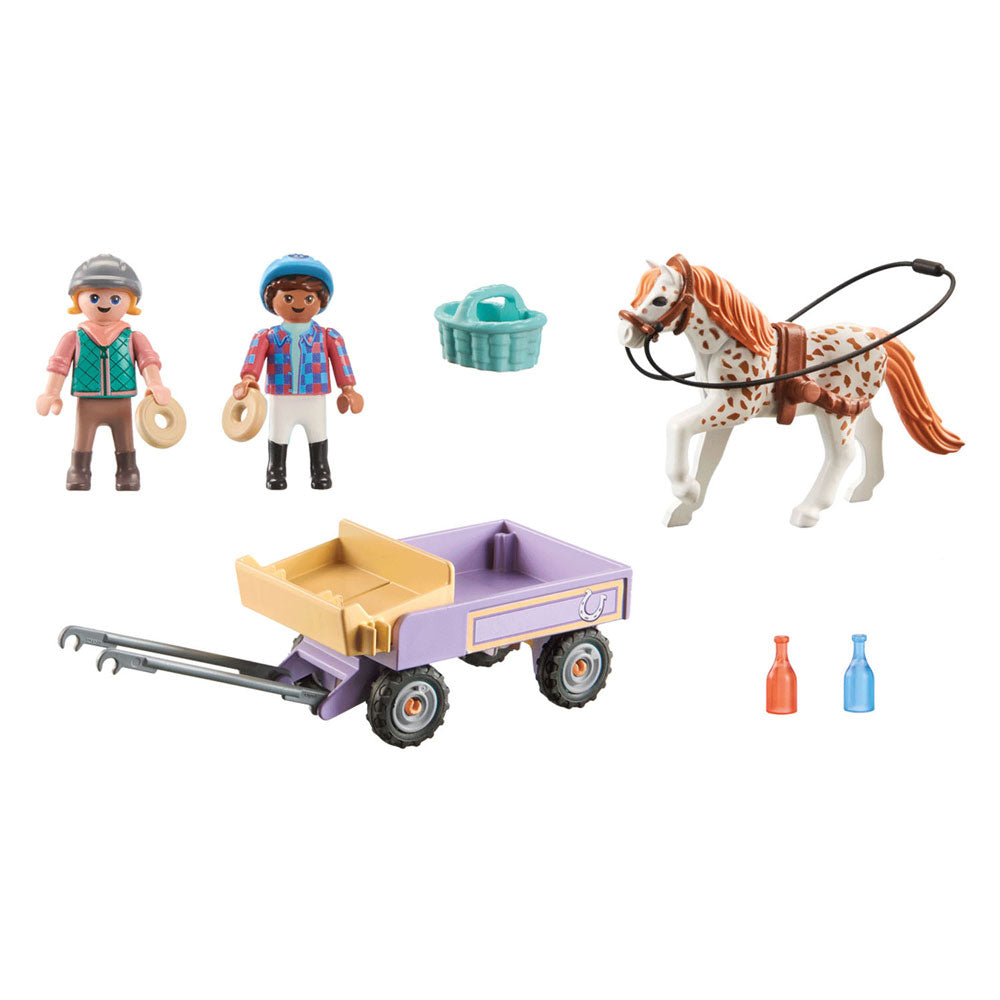 Playmobil heste eller vandfald Pony Cutd 71496