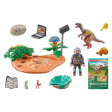 Playmobil dinos stegosaurusnest met eierdief 71526