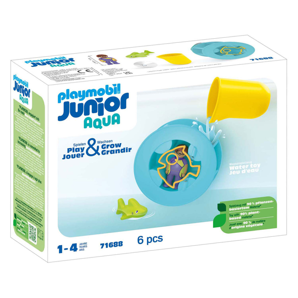 Playmobil Junior Water Wider Rad With Baby Shaai - 71688