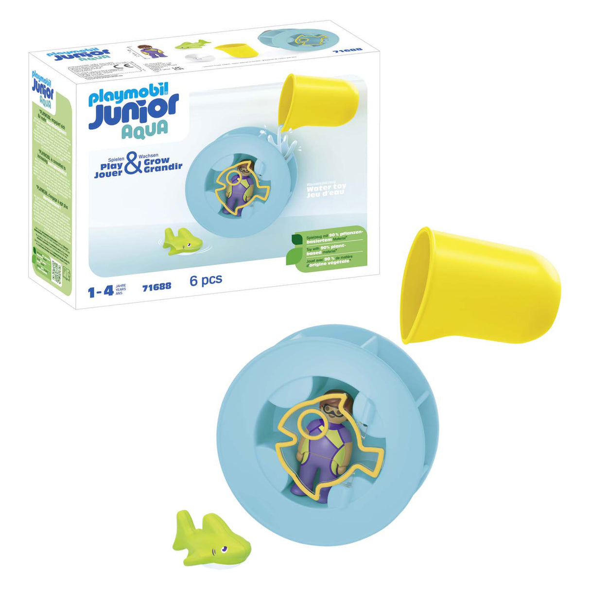 Playmobil Junior Water Wider Rad With Baby Shaai - 71688