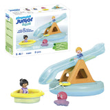 Playmobil junior zwemeiland met waterglijbaan 71687