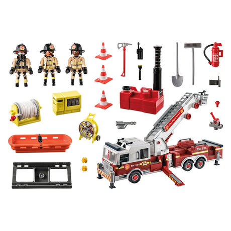 PLAYMOBIL Action Heroes Brandweerwagen: US Tower Ladder 70935