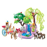 Playmobil Prince and Princess avec voiture et cascade - 5021