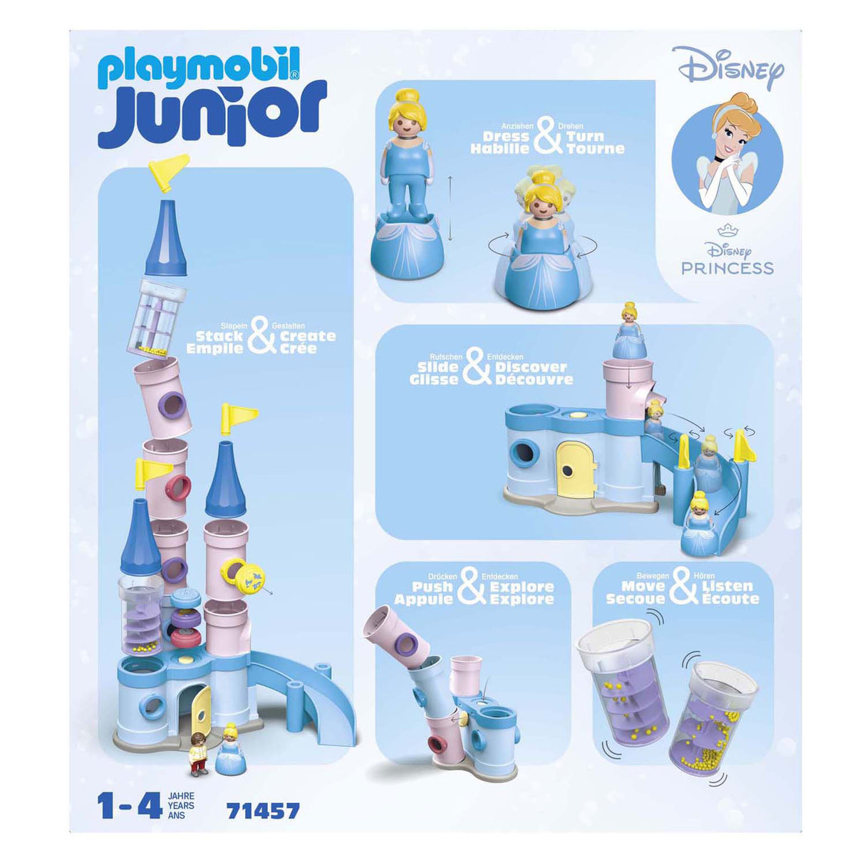 Grad Playmobil Junior Disney Pepelka - 71457