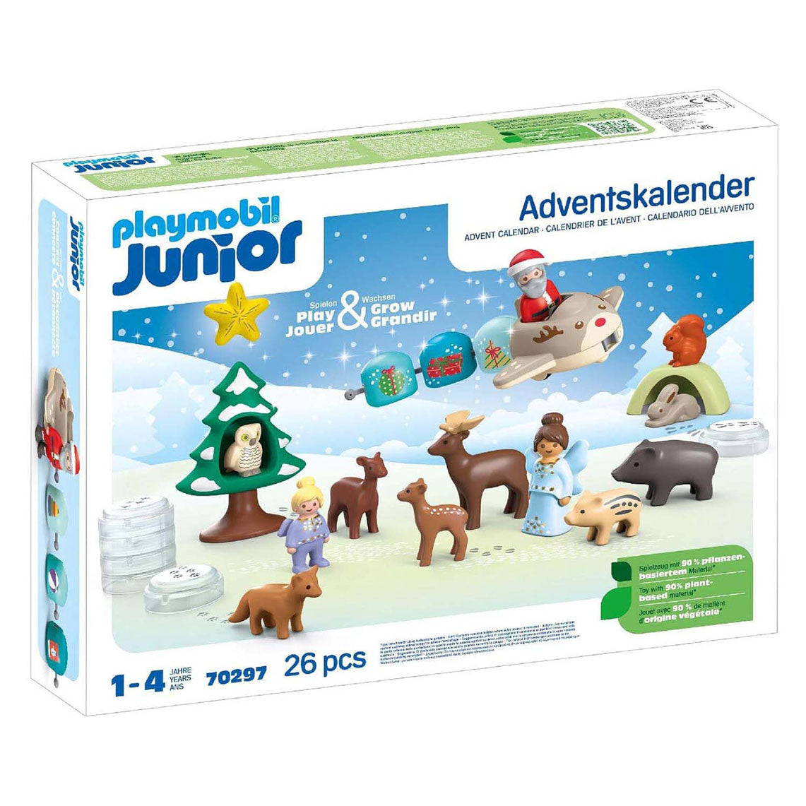 Playmobil junior adventskalender hvid jul 70297