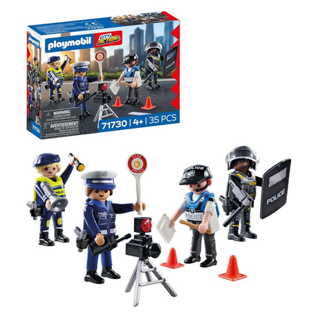 Playmobil action heroes politie figuren set