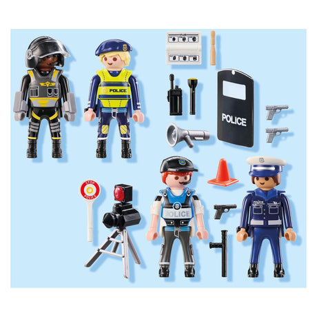 Playmobil action heroes politie figuren set