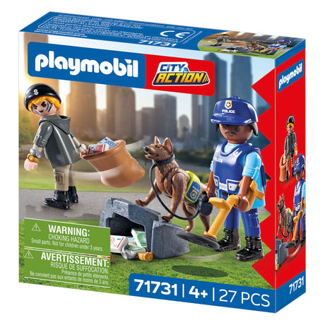 Playmobil action heroes politiehond met boef - 71731