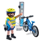 Playmobil action heroes politie fiets patrouille -71732