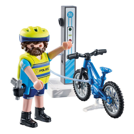 Playmobil action heroes politie fiets patrouille -71732