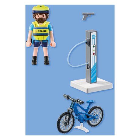 Playmobil action heroes politie fiets patrouille -71732