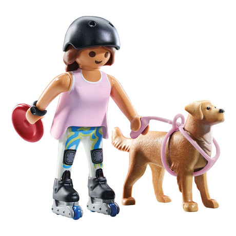 Playmobil my life schaatser met retriever - 71739