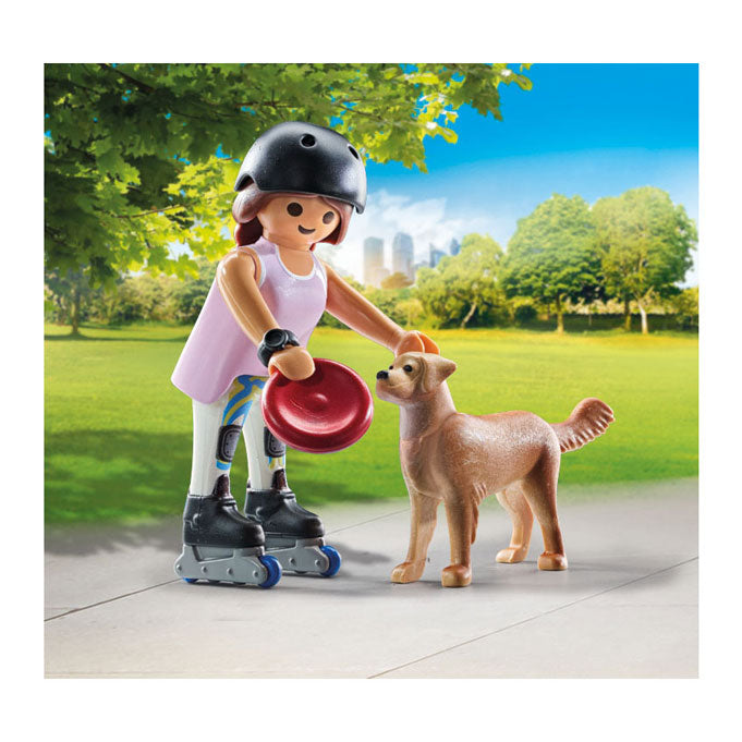 Playmobil my life schaatser met retriever - 71739