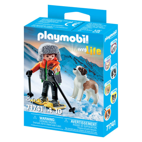 Playmobil my life wandelaar met sint bernard - 71741