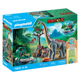 Playmobil dinos brachiosaurus met hovercraft - 71819