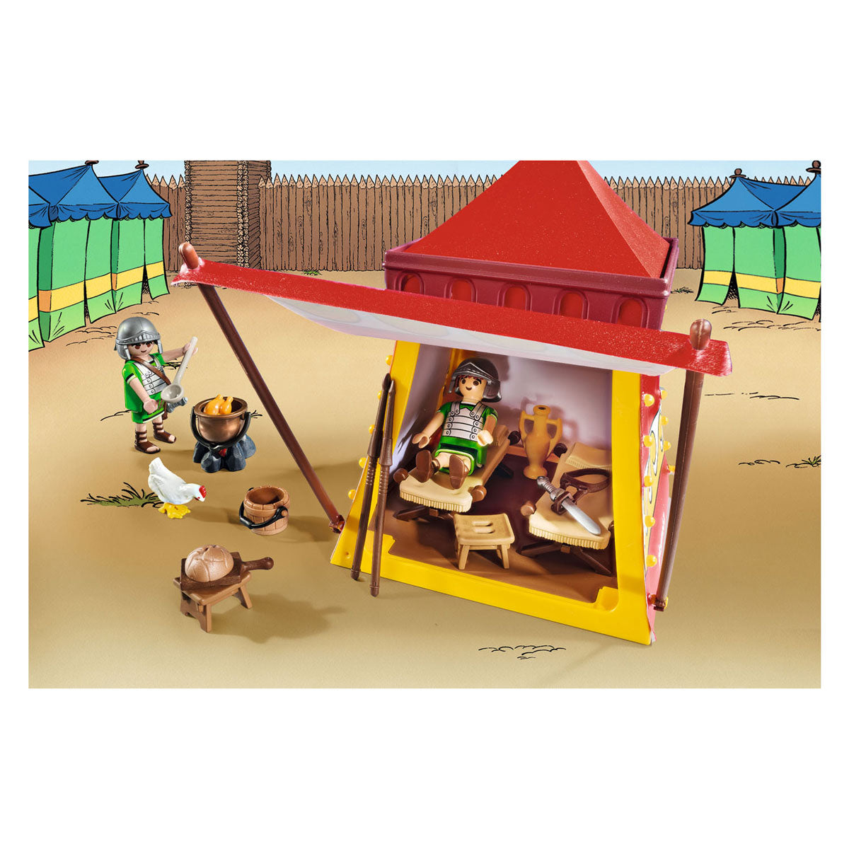 Playmobil asterix legionairs tent - 71829