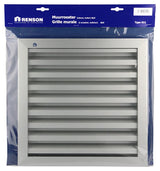 Renson 1006226 - muurrooster inbouw 411 alu f1 300x300mm | 1 stuks