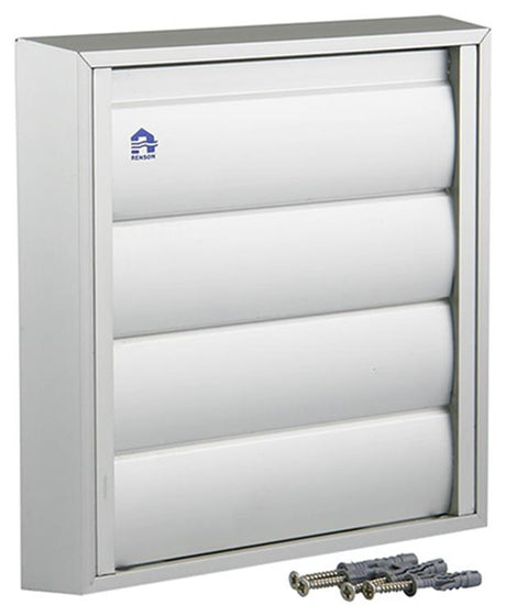 Renson 1006250 - dampkaprooster opbouw 433 alu f1 173x173mm | 2 stuks