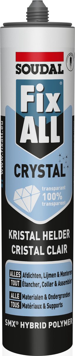 Soudal fix all crystal (transparant)