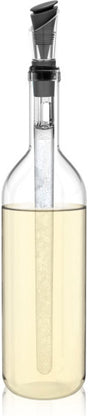 Innovine ™ wine cooling staaf in graphite - met schenktuit en stop