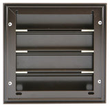 Renson 1006252 - dampkaprooster opbouw 433 alu ral 8019 173x173mm | 2 stuks