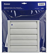 Renson 1006254 - dampkaprooster opbouw 433 alu ral 9010 210x210mm | 2 stuks
