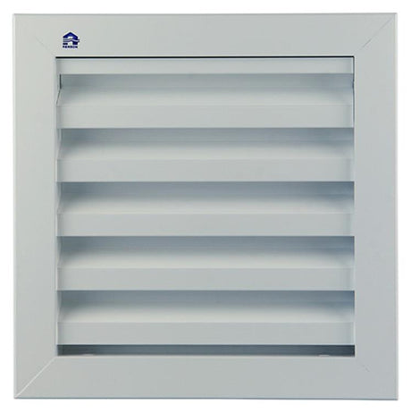 Renson 1006224 - muurrooster inbouw 411 alu ral 9010 200x200mm | 1 stuks