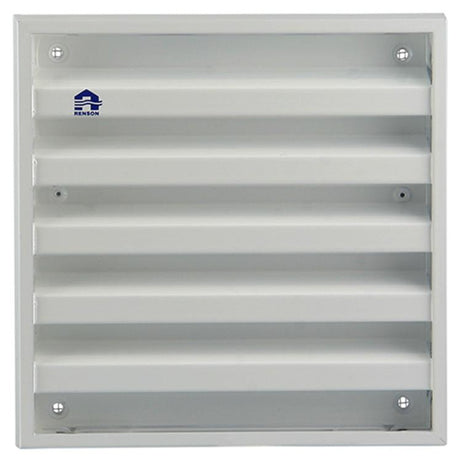 Renson 1006233 - muurrooster opbouw 431 alu ral 9010 165x165mm | 2 stuks