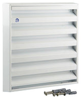 Renson 1006236 - muurrooster opbouw 431 alu ral 9010 225x225mm | 2 stuks