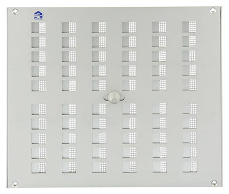 Renson 1006220 - regelbare rooster opb. 4032 alu f1 240x200mm | 2 stuks