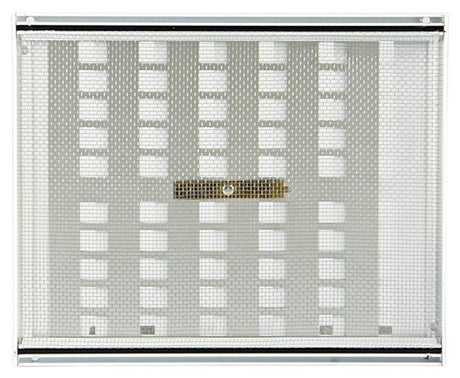 Renson 1006222 - regelbare rooster opb. 4032 alu ral 9010 240x200mm | 2 stuks