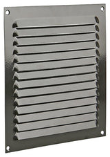 Renson 1015070 - schoepenrooster plat alu bruin200x200mm | 10 stuks